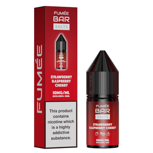 Fumee Bar Salt - Strawberry raspberry cherry 10mg Vape Shop Belper, Derby, Ripley