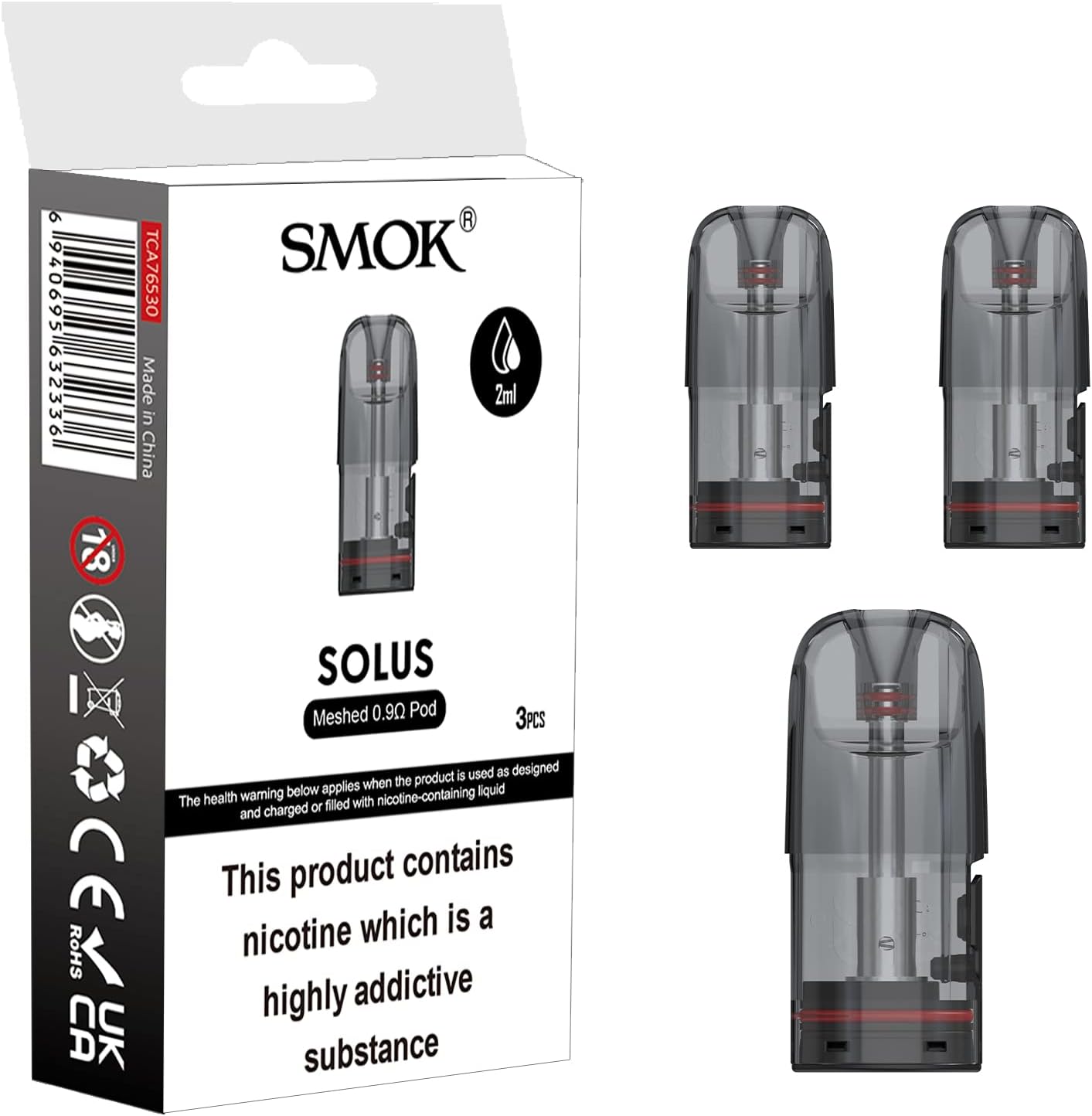 Smok - SOLUS 0.9Ohms Pod Vape Shop Belper, Derby, Ripley