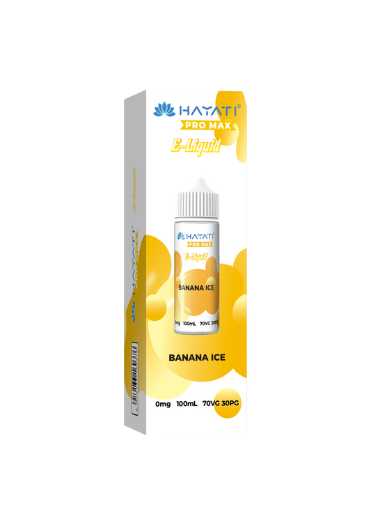 Hayati Shortfill - Banana Ice - 100ml Vape Shop Belper, Derby, Ripley