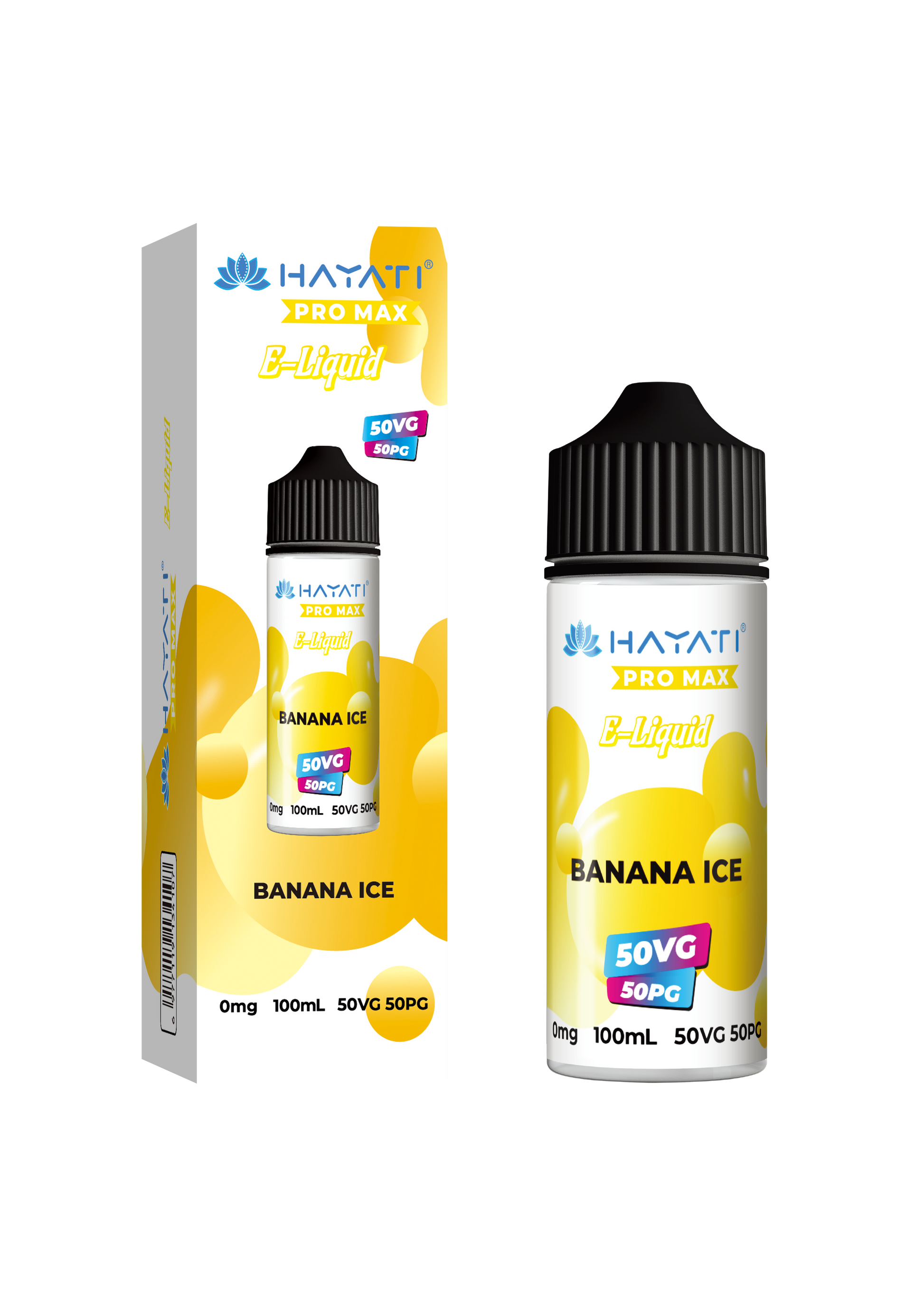 Hayati 50/50 E-Liquid - Banana Ice Vape Shop Belper, Derby, Ripley