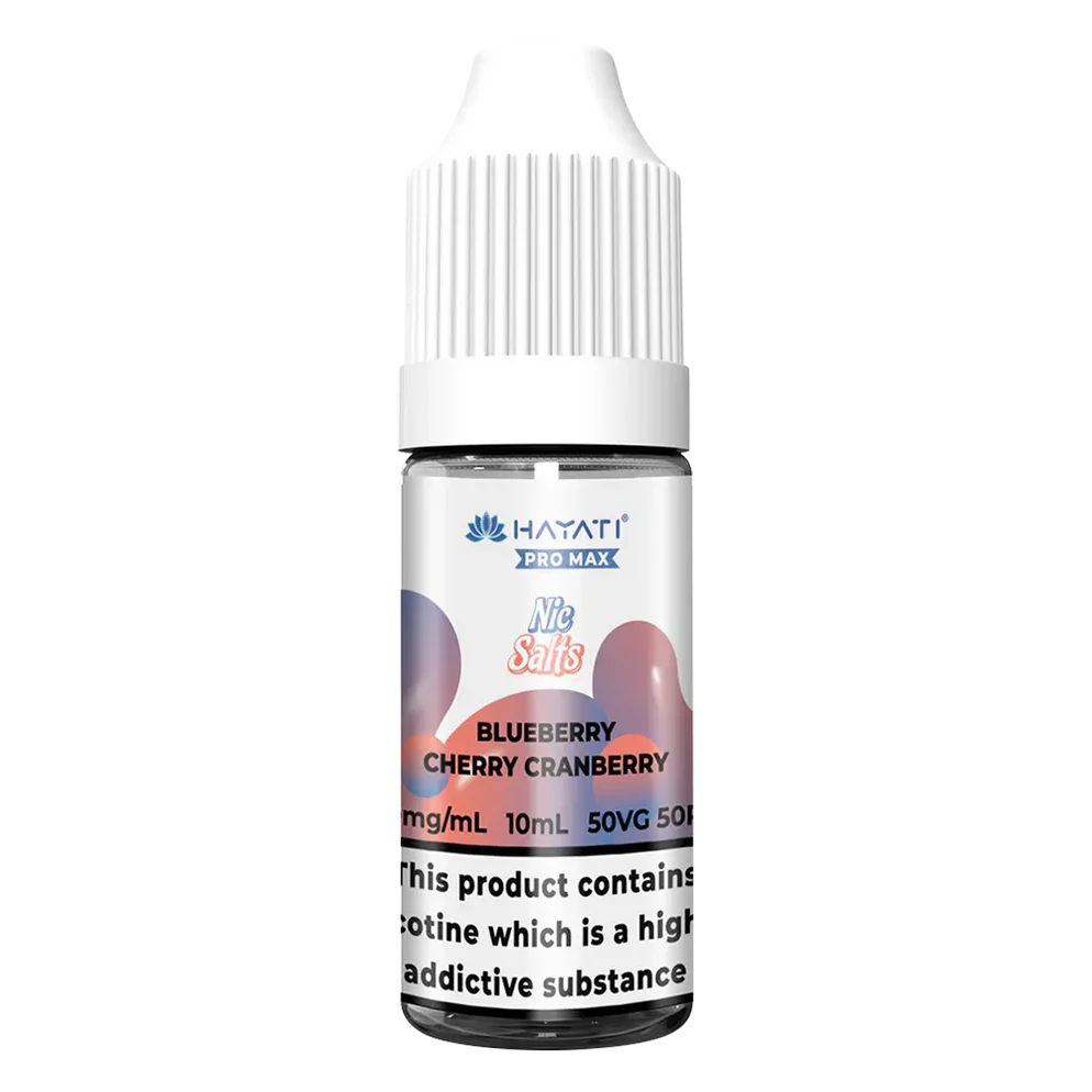 Hayati Nic Salt - Blueberry Cherry Cranberry 20mg Vape Shop Belper, Derby, Ripley