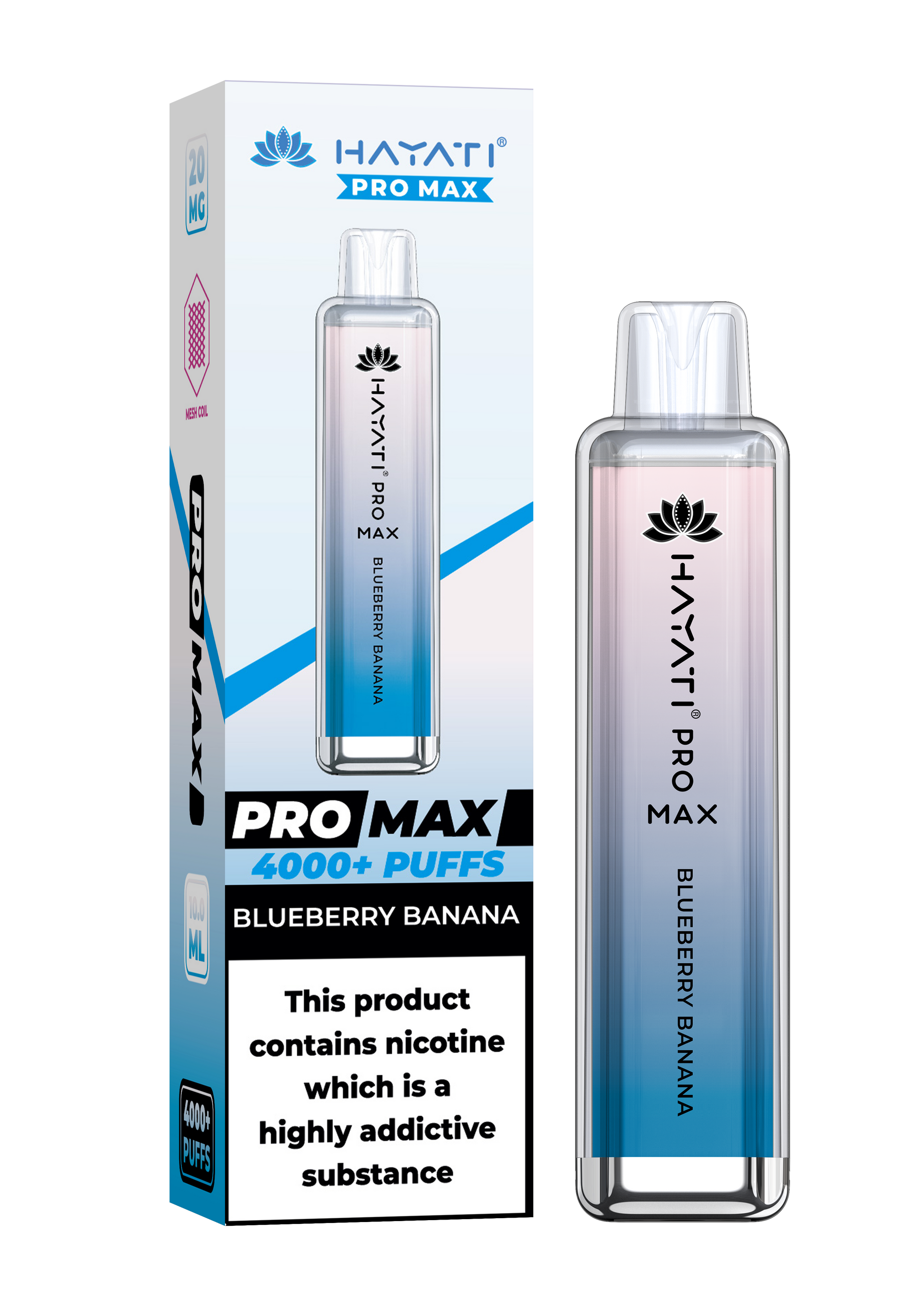 Hayati Pro Max - Blueberry Banana Vape Shop Belper, Derby, Ripley