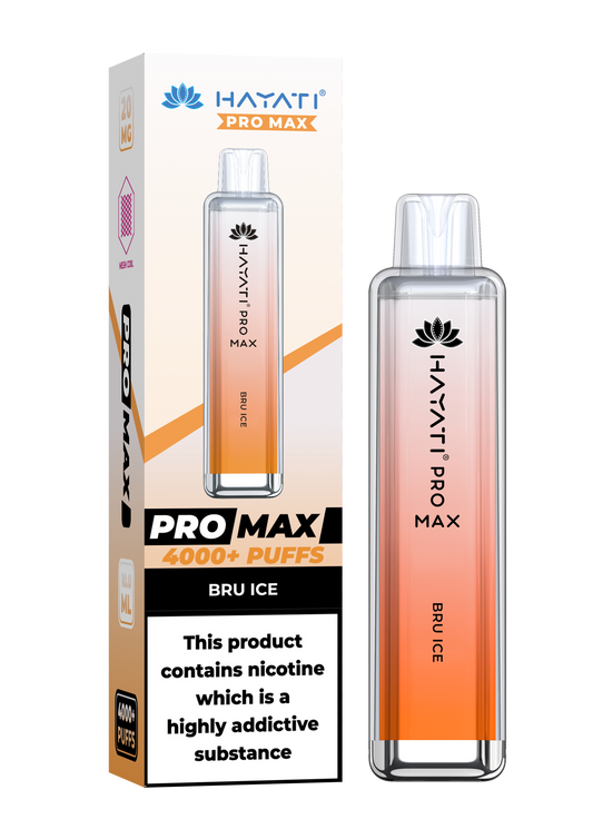 Hayati Pro Max - Bru Ice Vape Shop Belper, Derby, Ripley