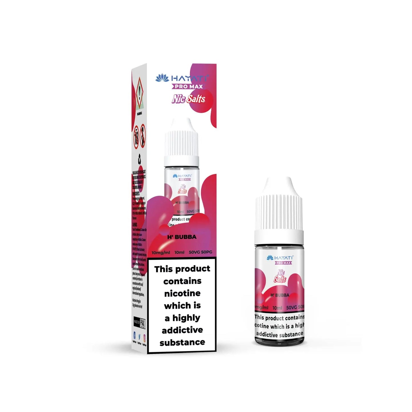 Hayati Nic Salt - Hubba Bubba 10mg Vape Shop Belper, Derby, Ripley