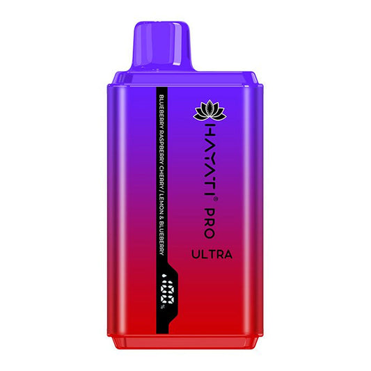 Hayati Ultra Disposable Vape - Blueberry Rasberry Cherry / Lemon & Blueberry Vape Shop Belper, Derby, Ripley