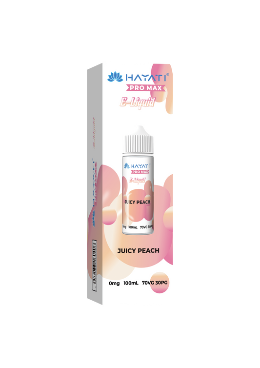 Hayati Shortfill - Juicy Peach - 100ml Vape Shop Belper, Derby, Ripley