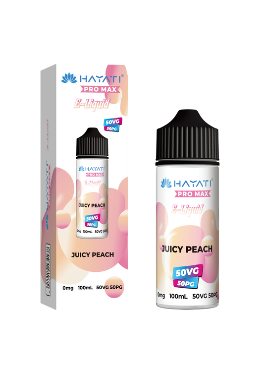 Hayati 50/50 E-Liquid - Juicy Peach Vape Shop Belper, Derby, Ripley