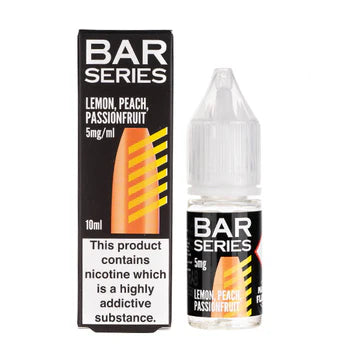 Bar Series E-Liquid - Lemon Peach Passion Fruit 5mg Vape Shop Belper, Derby, Ripley