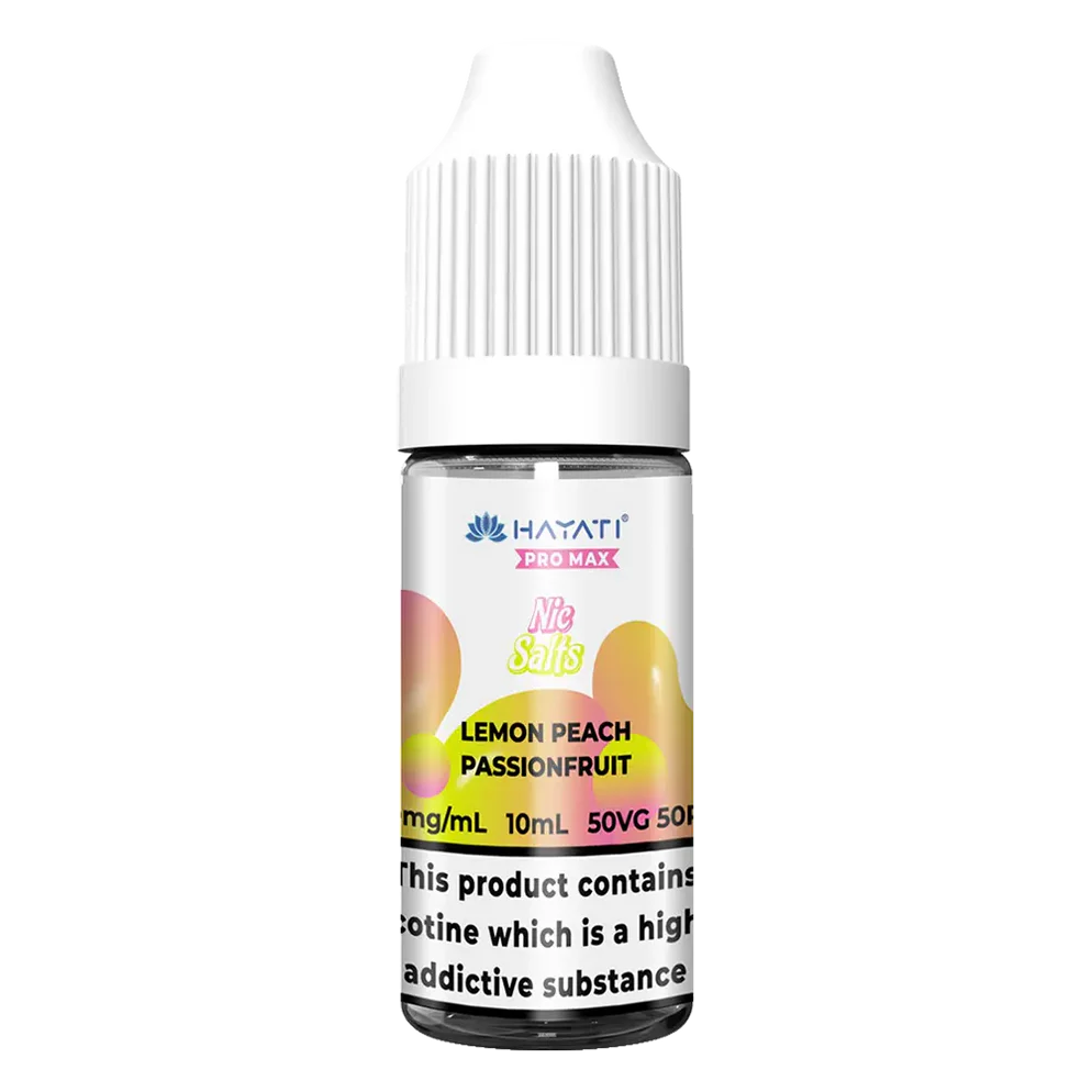 Hayati Nic Salt - Lemon Peach Passionfruit 20mg Vape Shop Belper, Derby, Ripley