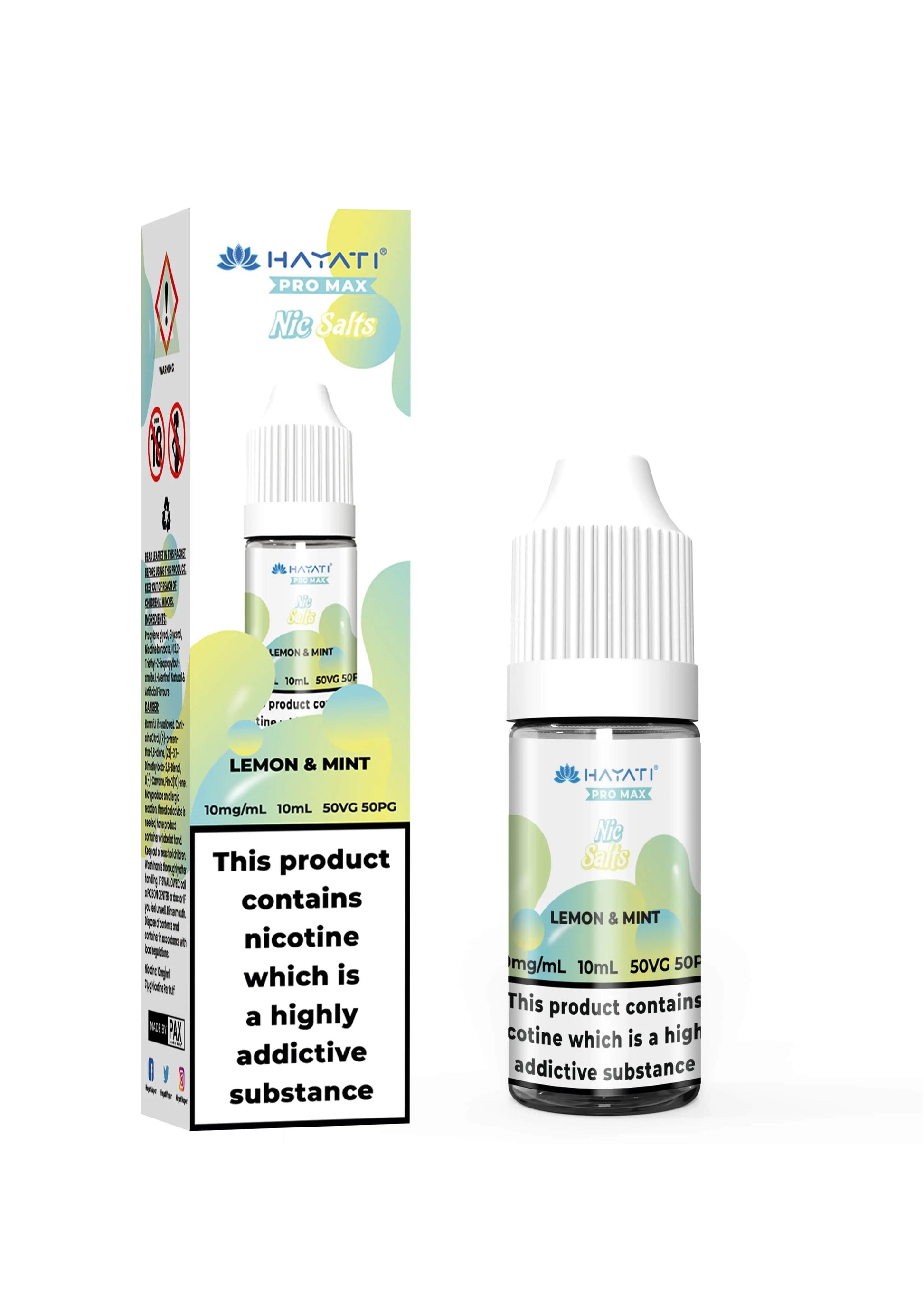 Hayati E-Liquid - Lemon Mint - 20mg Vape Shop Belper, Derby, Ripley