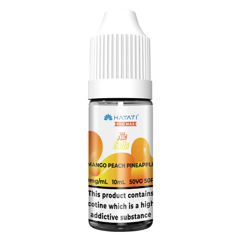 Hayati Nic Salt - Mango Peach Pineapple 10mg Vape Shop Belper, Derby, Ripley