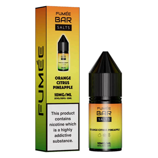 Fumee Bar Salt - Orange citrus pineapple 10mg Vape Shop Belper, Derby, Ripley