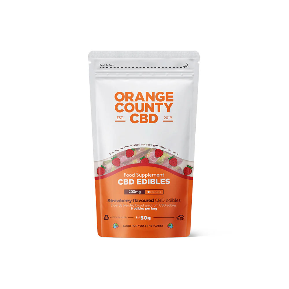 Orange County Gummies Strawberry Vape Shop Belper, Derby, Ripley