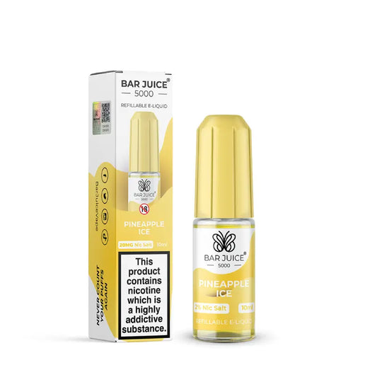 Bar Juice E-Liquid Pineapple Ice - 10mg Vape Shop Belper, Derby, Ripley