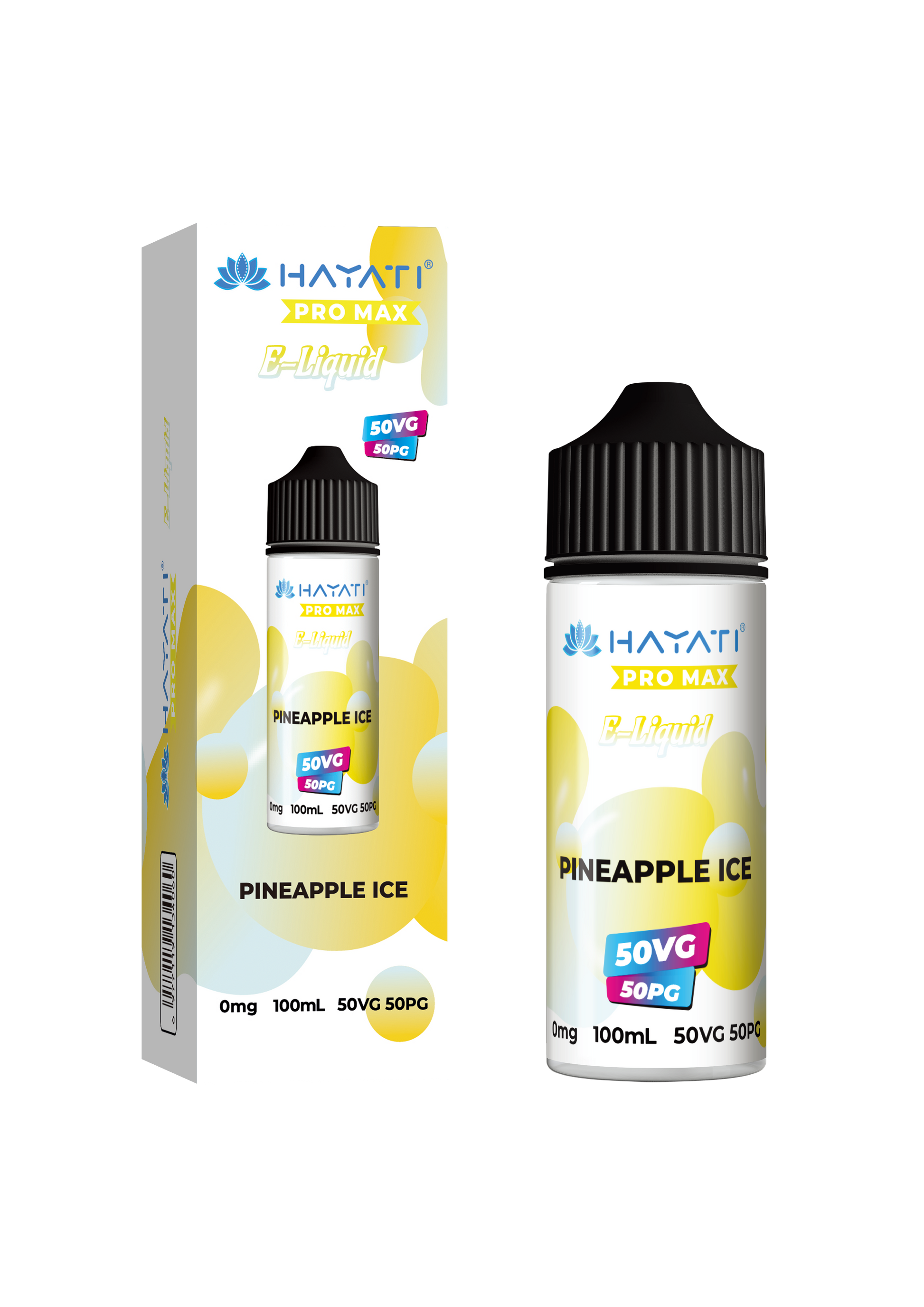 Hayati 50/50 E-Liquid - Pineapple Ice Vape Shop Belper, Derby, Ripley