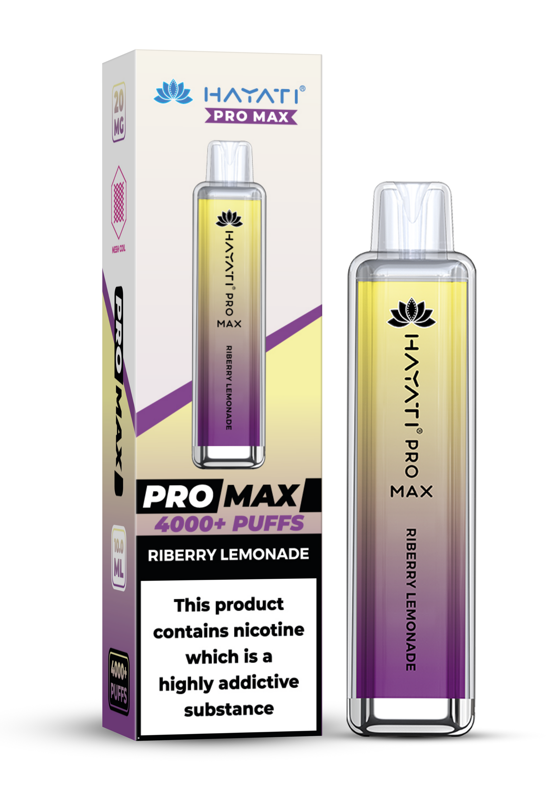 Hayati Pro Max - Riberry Lemonade Vape Shop Belper, Derby, Ripley