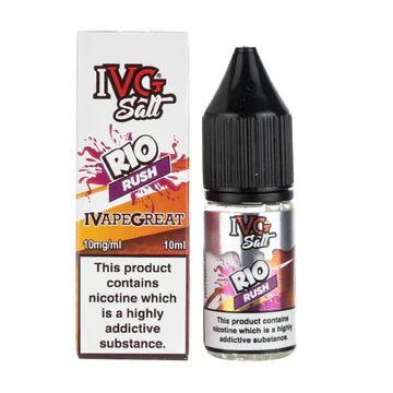 IVG E-Liquid - Rio Rush - 10mg Vape Shop Belper, Derby, Ripley