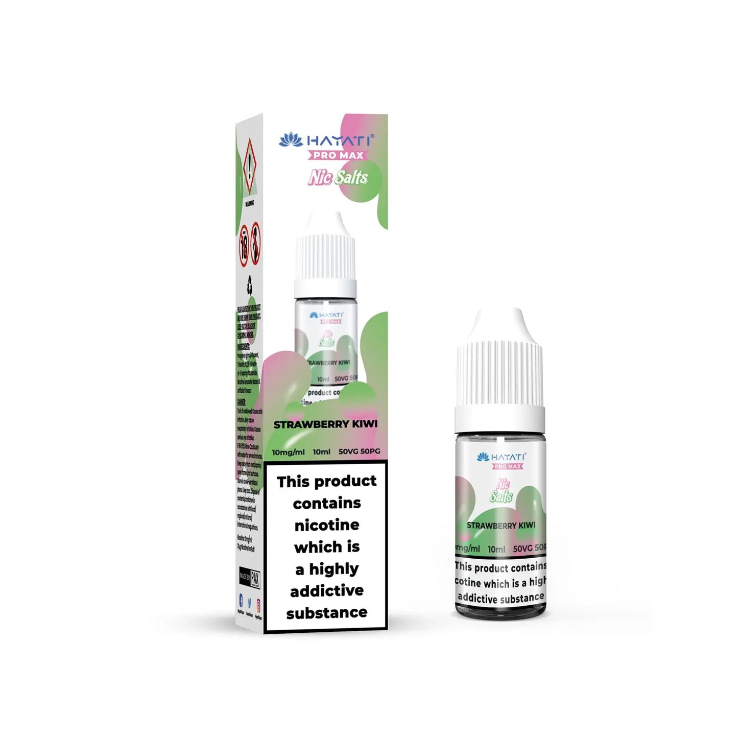 Hayati Nic Salt - Strawberry Kiwi 10mg Vape Shop Belper, Derby, Ripley