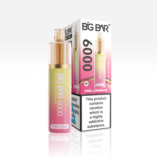 Big Bar 6000 Puffs - Pink Lemonade Vape Shop Belper, Derby, Ripley