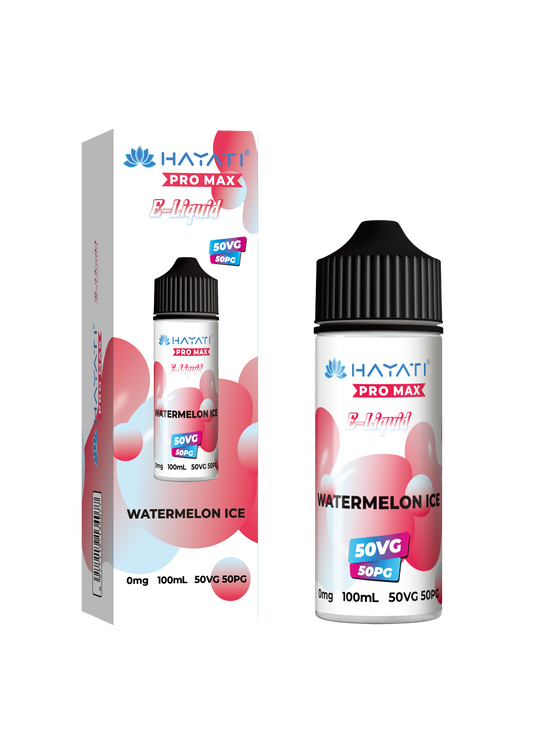 Hayati 50/50 E-Liquid - Watermelon Lemon Burst Vape Shop Belper, Derby, Ripley