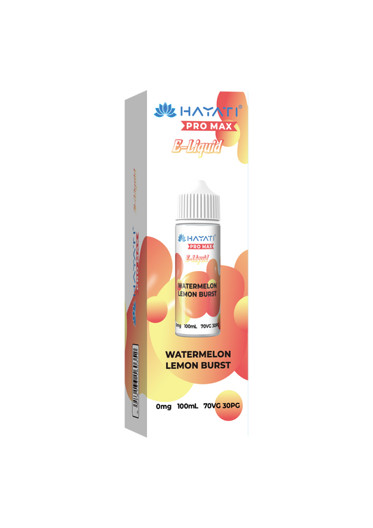 Hayati Shortfill - Watermelon Lemon Burst - 100ml Vape Shop Belper, Derby, Ripley