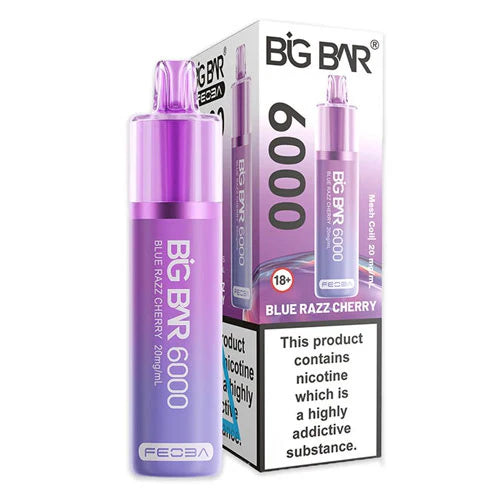 Big Bar 6000 Puffs - Blue Razz Cherry Vape Shop Belper, Derby, Ripley