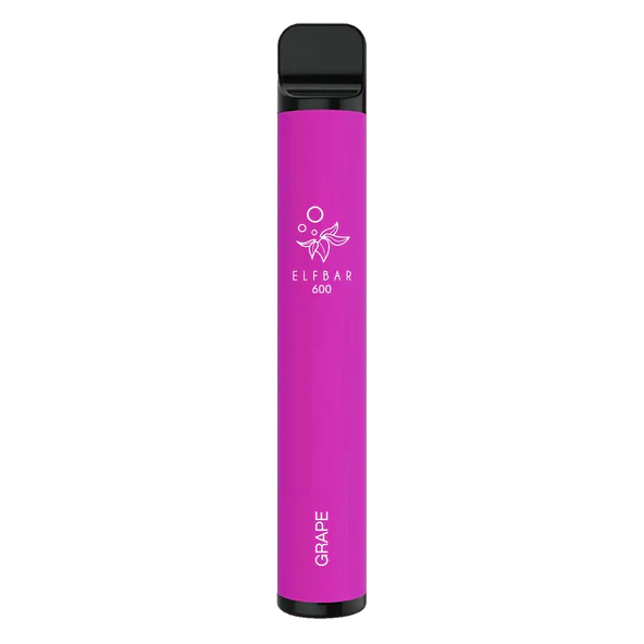 ELFBAR 600 Disposable Vape - Grape Vape Shop Belper, Derby, Ripley