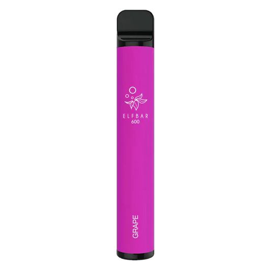 ELFBAR 600 Disposable Vape - Grape Vape Shop Belper, Derby, Ripley