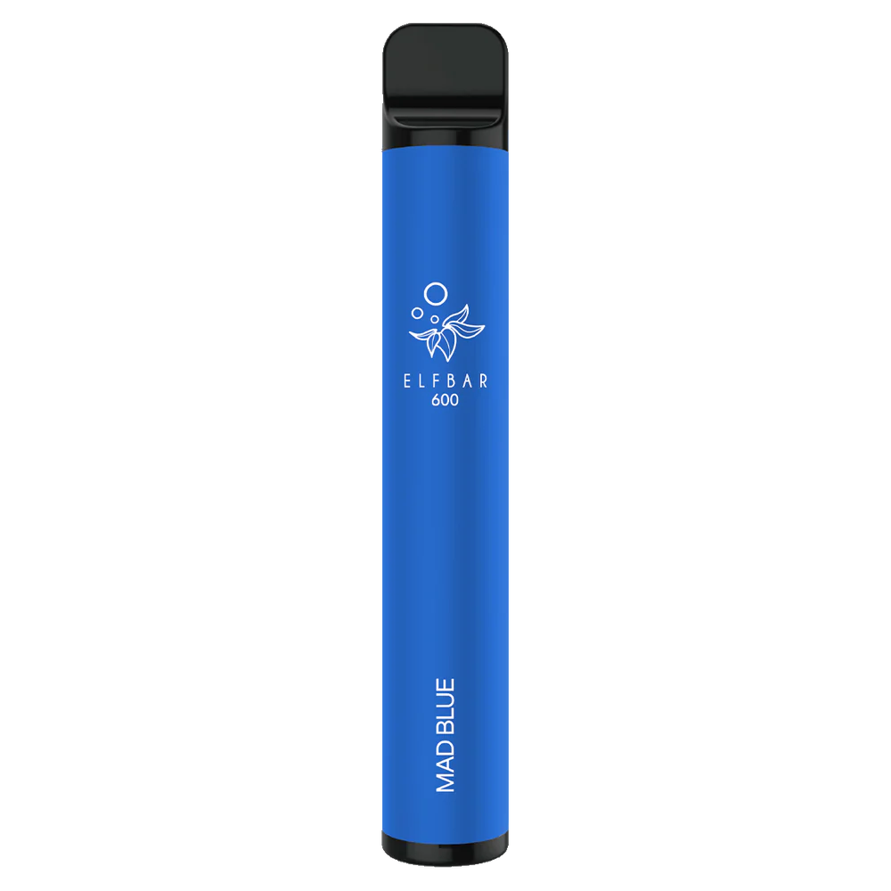 ELFBAR 600 Disposable Vape - Mad Blue Vape Shop Belper, Derby, Ripley