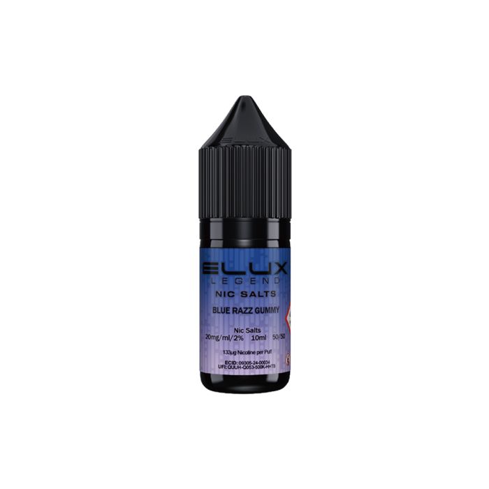 Elux E-Liquid - Blue Razz Gummy 10mg Vape Shop Belper, Derby, Ripley