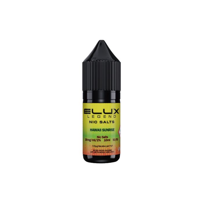 Elux E-Liquid - Hawaii Sunrise 10mg Vape Shop Belper, Derby, Ripley