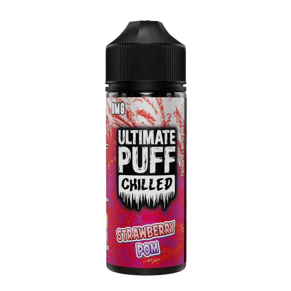 Strawberry Pom Chilled UP 100ml Vape Shop Belper, Derby, Ripley